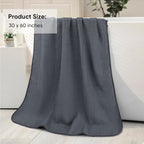 HOMEXCEL Waffle Bath Towels Set 4 Pack, Premium Microfiber Bathroom Towels - Image 6