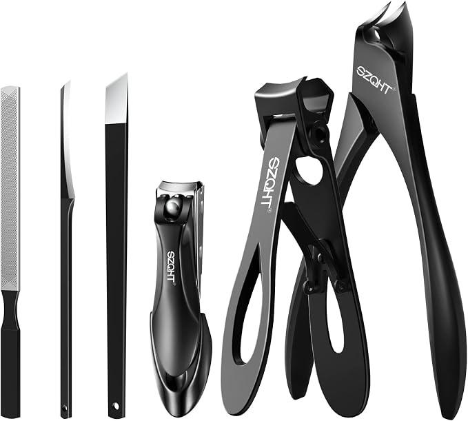 SZQHT Podiatrist Toenail Clippers Set, Professional Toe Nail Clippers by SZQHT