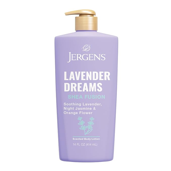 Jergens Shea Fusion Lavender Dreams Body Lotion, Scented Lotion, Moisturizer by Jergens