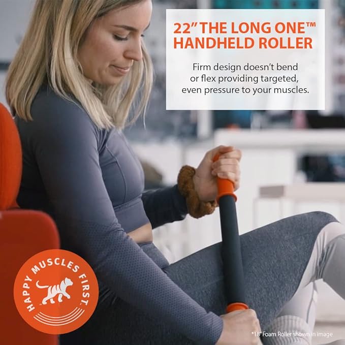 Tiger Tail 22in Massage Stick Portable Roller, Deep Tissue Foam Roller - Image 4
