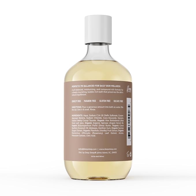 Deep Steep Brown Sugar Vanilla Bubble Bath - Image 2