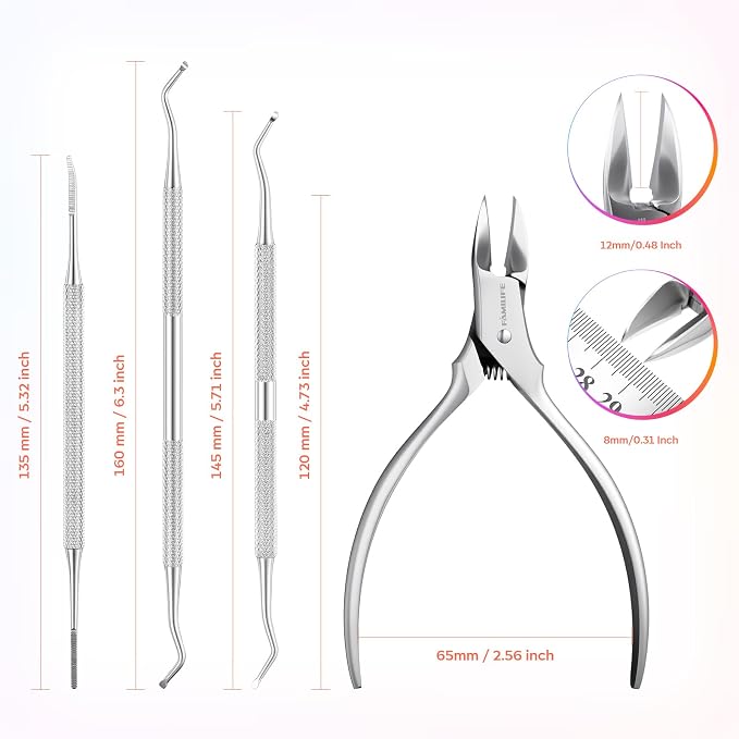 FAMILIFE Stainless Steel Pedicure Kit - Image 7