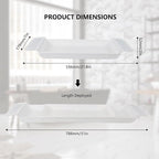 Bath Tub Tray - Stretchable, Strong Load-Bearing, Anti-Slip Design - Ultimate - Image 6