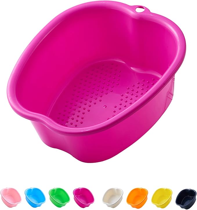 AXLOFO® Foot Soaking Bath Basin, Large Plastic Foot Soaking Tub, Feet Massage by AXLOFO