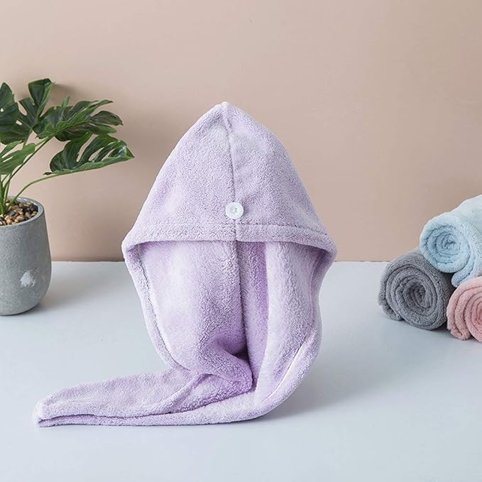 Microfiber Hair Drying Wrap Towel - Image 2