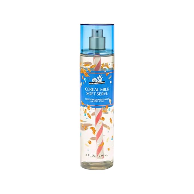 Bath and Body Works Cereal Milk Soft Serve Fine Body Fragrance Mist 8 Fluid by BathBodyWorks