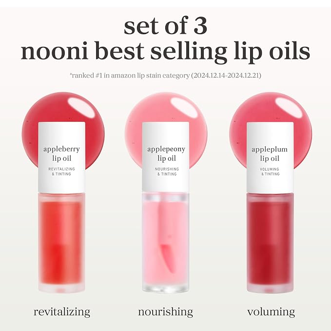 NOONI Korean Lip Oil Set - Image 3