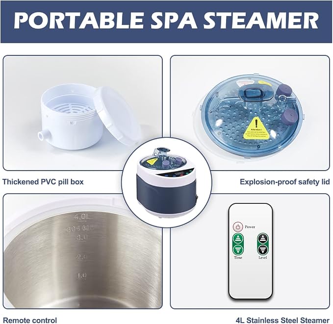 Sauna Steamer, Portable Steam Generator - Image 4