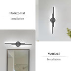 EDISLIVE Dimmable Modern LED Vanity Light Fixtures Bathroom Vanity Wall Lighting - Image 2