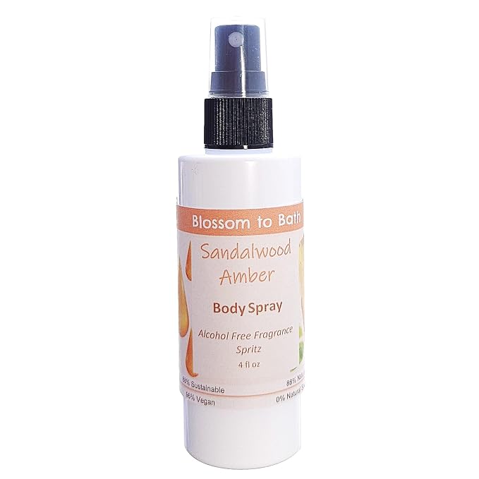Blossom to Bath Sandalwood Amber Body Spray by BlossomtoBath