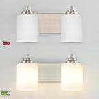 SOLFART Brushed Nickel 2 Light Vanity Lights - Image 8