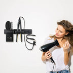YUET Hair Dryer Holder Hairdryer Station Wall Mounted Shelf Bracket - Image 8