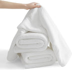 4 Piece Extra Large Bath Towel 35"x70" Oversized Bath Sheet White Bath Towel Set - Image 8
