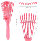 Detangling Brush for Afro American/African 3a to 4c Kinky, Wavy/Curly/Coily Hair - Image 6