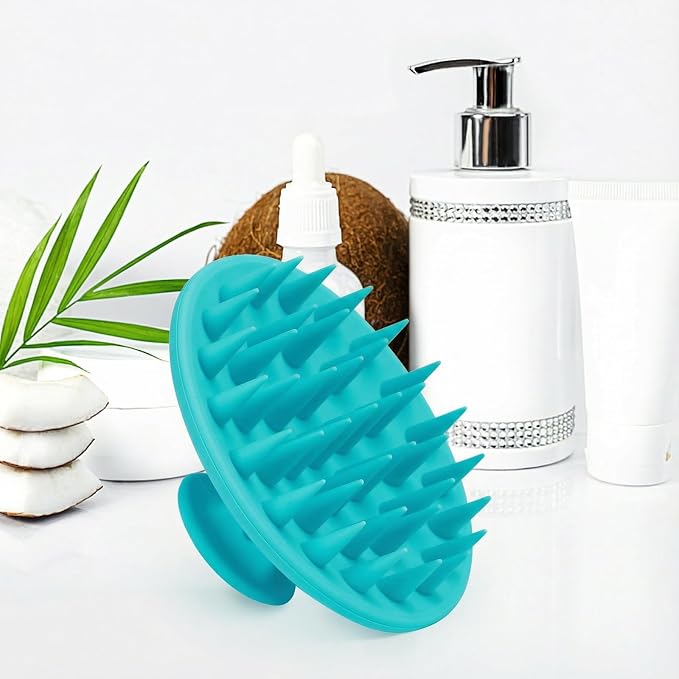 Meartchy Silicone Scalp Massager Shampoo Brush, Scalp Brush - Image 5