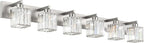 Aipsun Brushed Nickel Bathroom Light Fixtures 6 Light Vanity Lighting Fixture by Aipsun