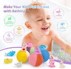Bath Bombs for Kids with Toy Inside, Animal and Ocean Surprise Inside, Handmade - Image 4