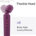 bed geek Handheld Cordless Personal Wand Massager – Waterproof, USB Rechargeable - Image 4