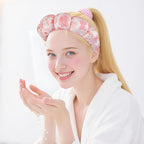 Zkptops Spa Headband for Washing Face Wristband Set Sponge Makeup Skincare - Image 9