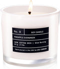 Lulu Candles | Pineapple Evergreen | Luxury Scented Soy Jar Candle | Hand by LULUCANDLES