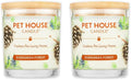 Pet House Candle Plant-Based, Clean Burning Long Lasting Scented Pet Odor Candle by OneFurAll