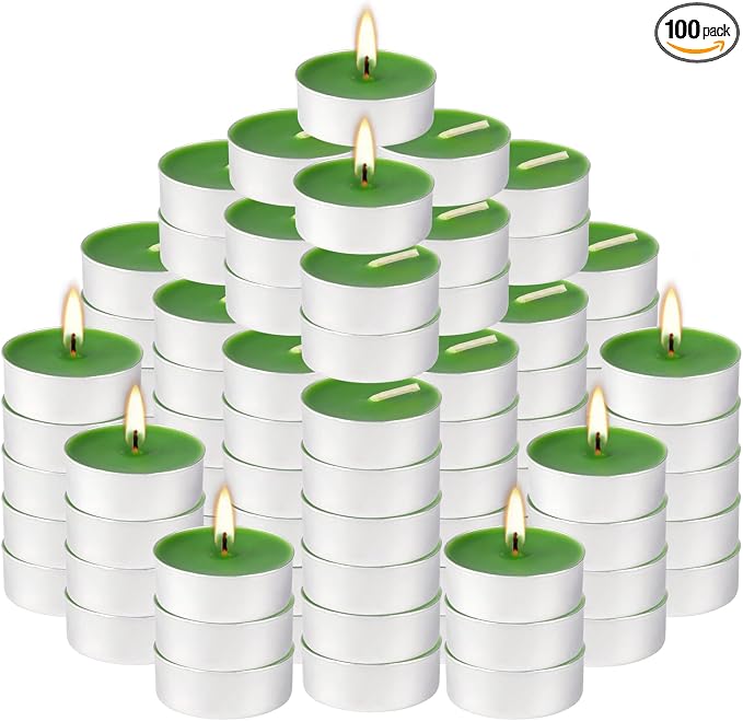 100 Pack Scented Tealight Candles 4 Hours, Spring Aromatherapy Candles by fclayvts