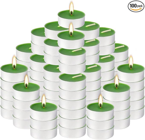 100 Pack Scented Tealight Candles 4 Hours, Spring Aromatherapy Candles by fclayvts