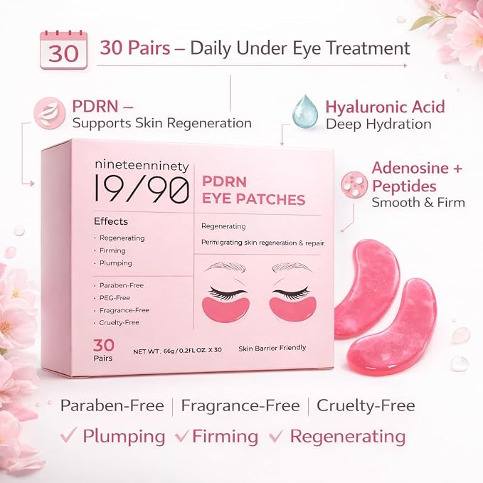 19/90 Revitalizing Hydrogel Under Eye Patches - Image 3