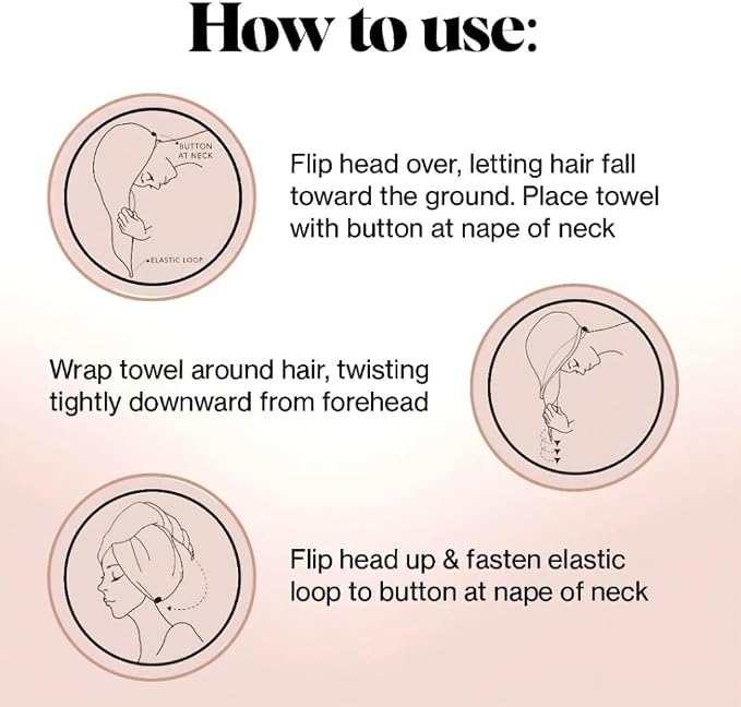 Luxury Microfiber Hair Towel Wrap - Image 6