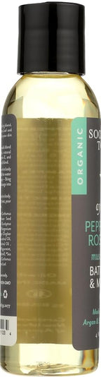 Soothing Touch Peppermint Rosemary Organic Bath, Body & Massage Oil, 4 Fl Oz - Image 6