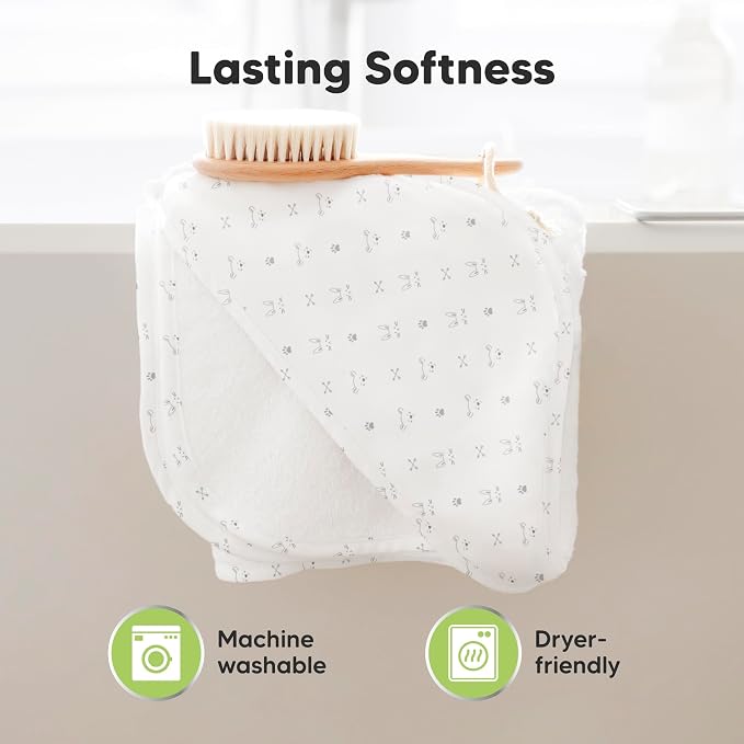 KeaBabies Hooded Baby Towel for Newborn - Image 6