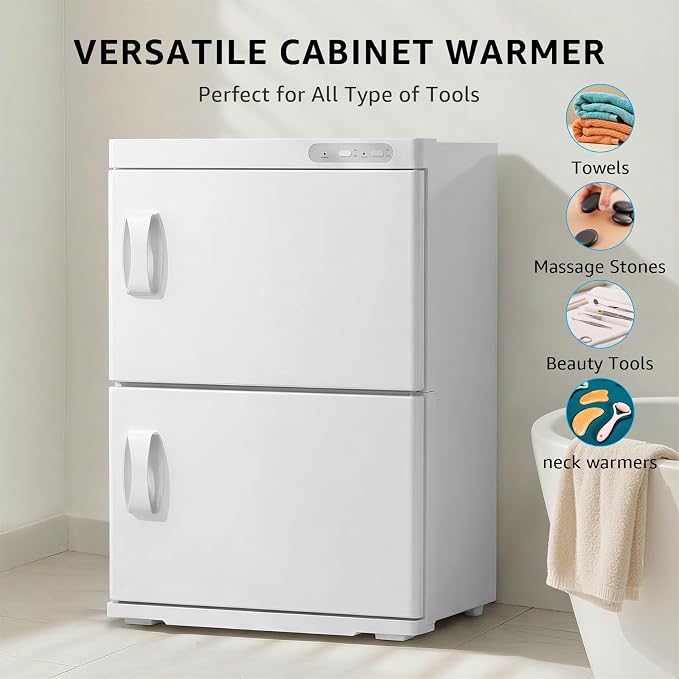 TABU Hot Towel Warmer Cabinet, 46L Extra Large Professional Towel Heater - Image 3