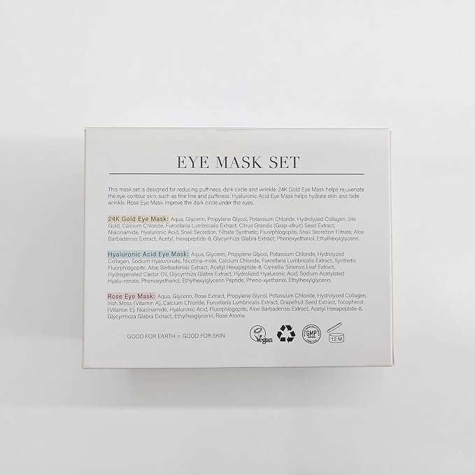 PEAUAMIE Under Eye Patches Gold and Hyaluronic Acid - Image 9