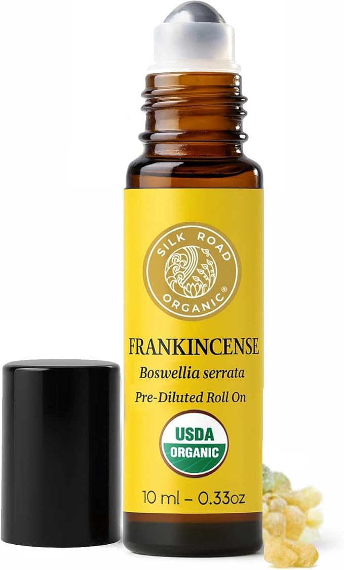 Silk Road Organic Frankincense Serrata Essential Oil Roll on by SILKROADORGANIC
