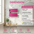 Electric Towel Warmer, Heated Towel Rack - Image 6