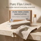 Flax Linen Washcloths for Bathroom - Image 6