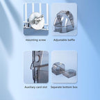 Bird Bath for Cage with Pull-Out Drawer, No-Mess Enclosed Tub for Budgie - Image 5