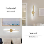 EDISLIVE Dimmable Modern LED Vanity Light Fixtures Bathroom Vanity Wall Lighting - Image 2