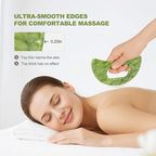 3 PCS Jade Stone Gua Sha Set Face Massager, Body Gua Sha Tool, Jade Gua Sha - Image 6