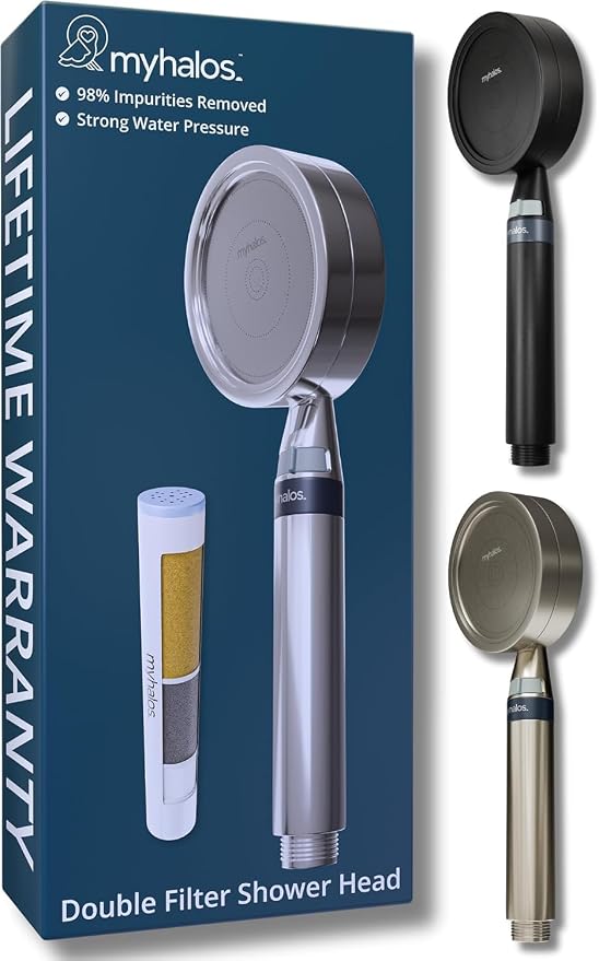 MyHalos® Handheld Filtered Shower Head by myhalos