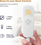 Christmas Gifts Heating Pad for Back, Shoulder Pain & Cramps Relief, Electric - Image 2