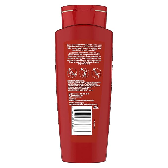 Old Spice Red Collection Captain Scent Body Wash - Image 2