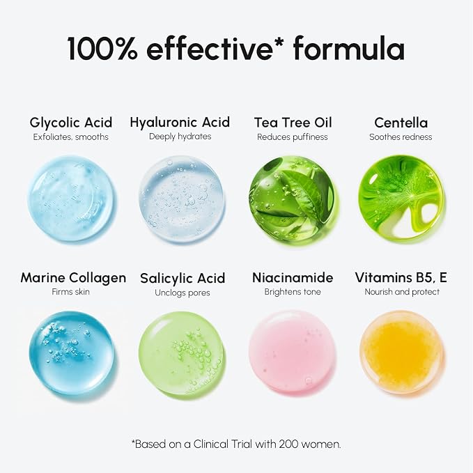 MAREE Glycolic Acid Pads & 2% Salicylic Acid – Toner Pads - Image 7