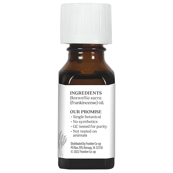 Aura Cacia Essential Oil, Meditative Frankincense, 0.5 Fluid Ounce, Packaging - Image 19
