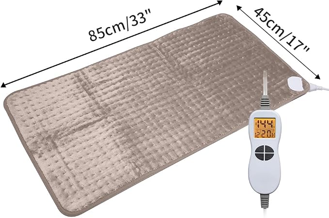 Ambershine 17''x33'' XXXL King Size Heating Pad - Image 2