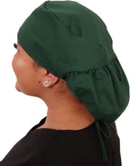 Sparkling EARTH Big Hair Ponytail Classic Surgical Style Scrub Working Cap - Image 4