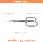 THRAU Cuticle Scissors Extra Fine - Image 5