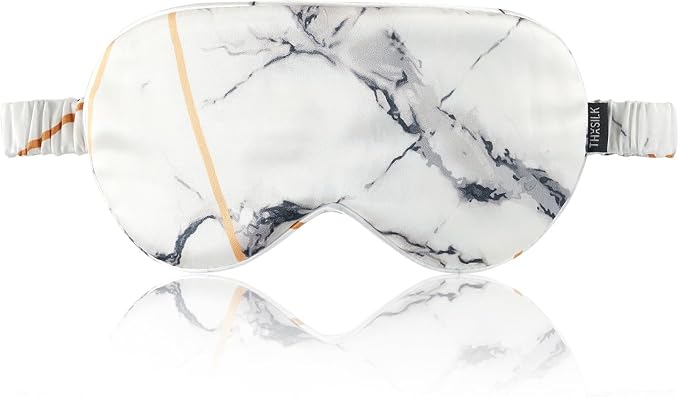 THXSILK Sleep Mask 100% 19 Momme Pure Mulberry Silk Super Smooth Cooling by THXSILK