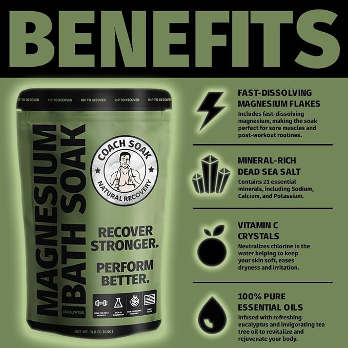 Coach Soak Recovery Bath Soak & Magnesium Cream - Image 3