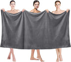 JML Extra Large Bath Towels, Microfiber Bath Sheet Towels - Image 2